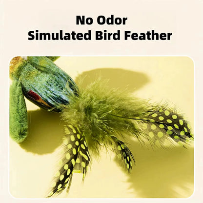 Cat Toys For Indoor Cats Interactive Cat Toy Realistic Bird Sound Cat Toy Plush FREE UK Shipping