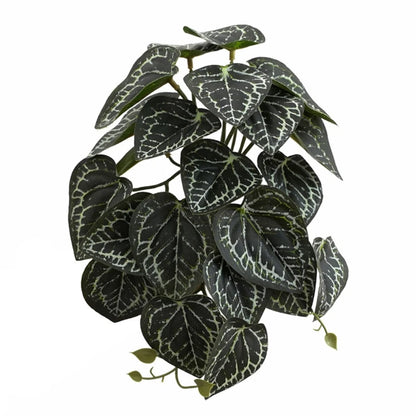 Terrarium Plants Artificial Plant for Reptile Amphibian for Tank Pet Habitat Decorations  Tropical Leaves 10 Sty