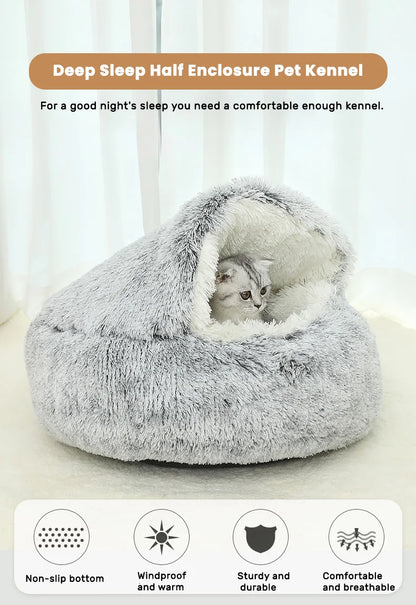 Pet Sofa Bed, Gray Color, Soft & Comfortable Cushion for Dogs and Cats, Cozy Pet Lounge with Removable Cover, for Home Use