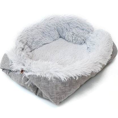Cat Bed  Washable Cat Beds for Indoor Cats  Pet Bed Innovative Design  Safe Warming Comfortable Sleeping Surface Suitable