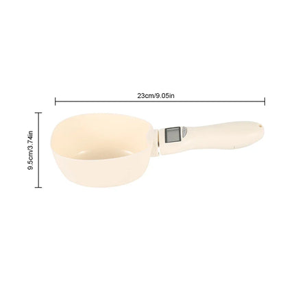 Pet Food Measuring Scoop Scale,Kitchen Digital Food Measuring Spoon with LED Display for Dog Cat,Maximum 250ml for Milk Coffee