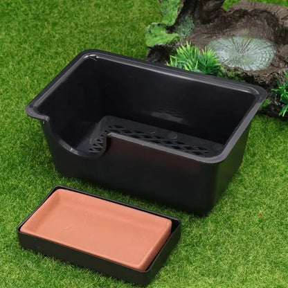 1pc Reptile Accessories Cave Animal Rest Nest Nest Rest Creative Hide Animal Rest Nest Nest Pet Supplies Habitat Humidifying