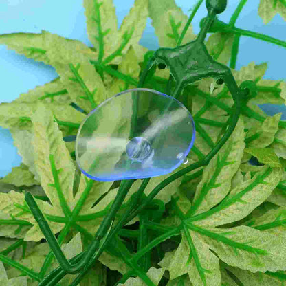 Fake Vines for Reptiles Fake Plants for Reptiles Reptile Plants for Terrarium with Suction Cups Suction Cup Plants for Reptiles