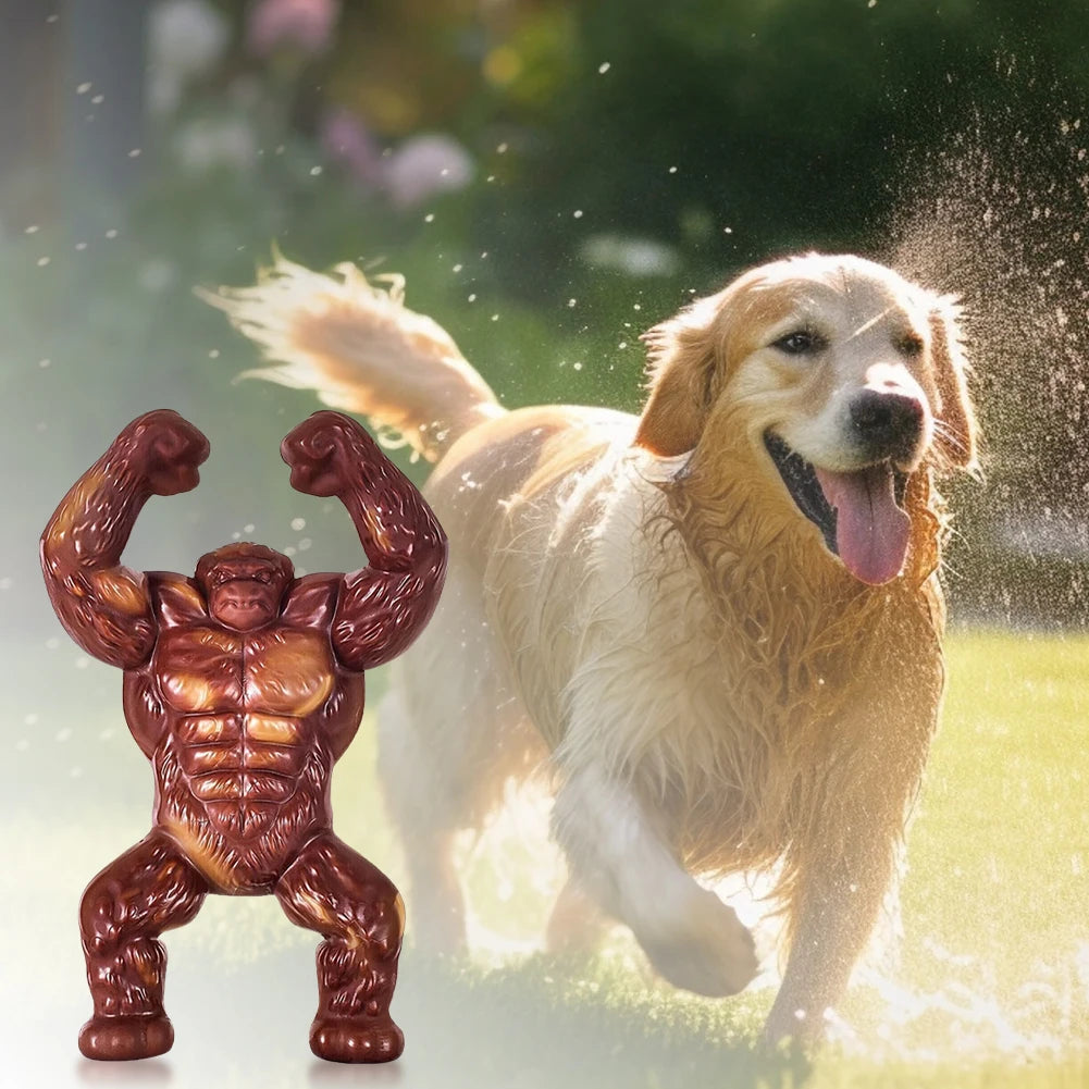 Gorilla Dog Toy Dog Chew Toy Bite-resistant Indestructible Dog Toy (Beef)