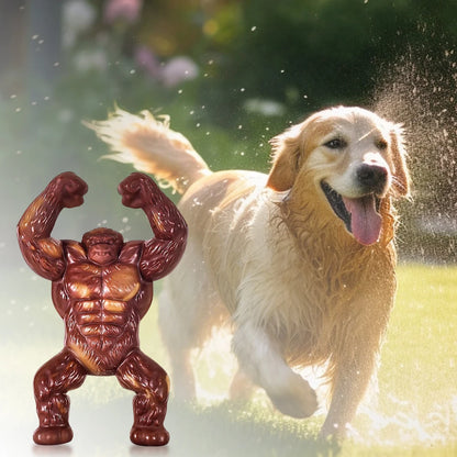 Gorilla Dog Toy Dog Chew Toy Bite-resistant Indestructible Dog Toy (Beef)